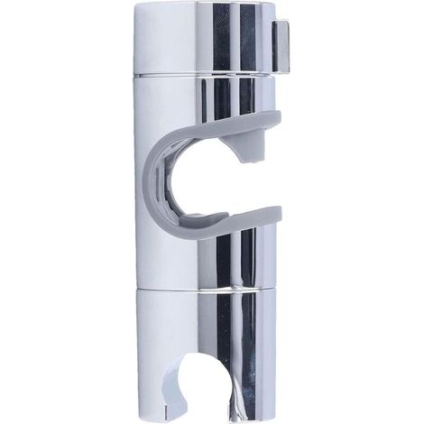 Support de pommeau de Douche sur Rail, Support de pommeau de Douche à glissière résistant à l'usure, réglable à 360 degrés, Boucle Droite en ABS Confortable pour Tuyau de 18 à 25 mm H756 (1/4)