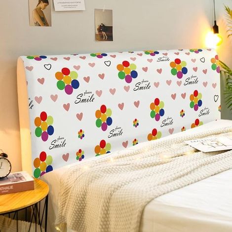 1 pezzo copri testiera da 160 cm, copertura protettiva per testiera, copertura rimovibile, antipolvere su tutti i lati, protettiva per letto matrimoniale, letto singolo, letto, testiera (1/5)