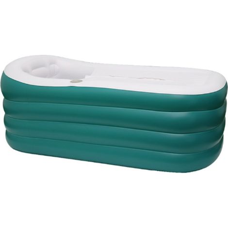 YISSALE -Outillage -Baignoire gonflable, baignoire portable pliable, baignoire pliable pour adultes, baignoire rectangulaire, fond de baignoire en coton isolant (1/5)