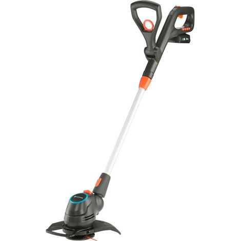 GARDENA Cortabordes batería ComfortCut 23 cm / 18V POWER FOR ALL cargador y batería incluidos, ancho de corte de 23 cm, para 1400 m de bordes, mango ajustable y cabezal de corte orientable (14701-20) (1/5)