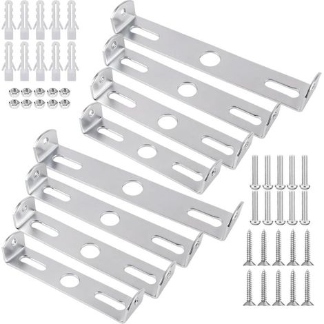 soportes de montaje para lámparas de techo, de metal, de 80 a 110 mm, para candelabros y luminarias, para el hogar y la oficina. (1/5)