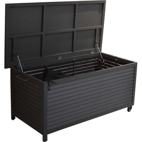 Coffre de jardin en aluminium Storia 135 x 66 x 61 cm (1/4)