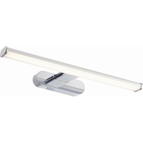 Endon Moda - LED 1 luce da parete bagno cromo plastica abs, polipropilene satinato IP44 (1/5)
