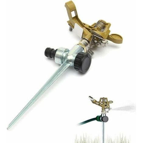 Arroseur circulaire, arroseur circulaire vert, arroseur de pelouse, arroseur de jardin, arroseur circulaire 360° avancé-AquaForge (1/5)