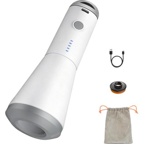 Pompe À Vide Sans Fil Pour Sac Sous Vide Vêtement Voyage, Pompe Portable Pour Sac Rangement Sous Vide, Pompe Aspirante De Voyage, Assistant De Rangement Ultra-Légère Et Compacte (1/5)