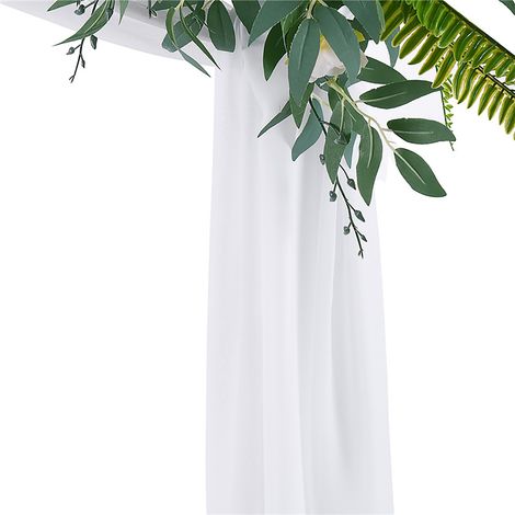 Tissu pour arche de mariage, drapés d'arche, rideau de fond transparent pour cérémonie et réception de mariage, décoration de plafond