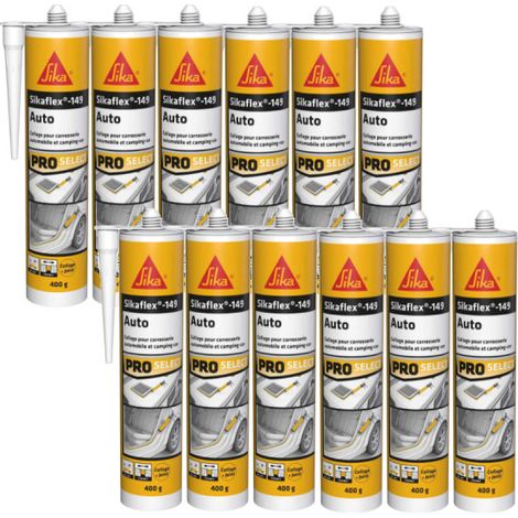 Set von 12 SIKA Sikaflex 149 Auto-Klebe-Dichtstoffen - Weiß - 300 ml (1/2)