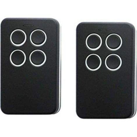 2 Télécommandes Universelles Multifréquences Portail Garage 280-868 MHz Codes Fixes et Parties Code Tournant-Karteo (1/4)