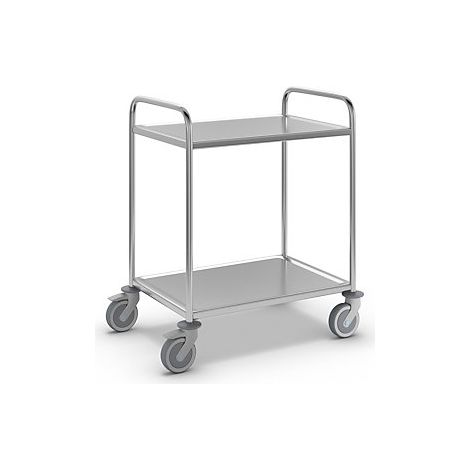 Kongamek Carrello di servizio in acciaio inox lungh x largh x (1/2)