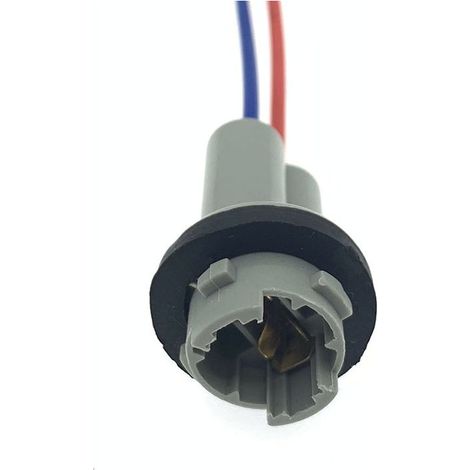 Feu de stationnement/de recul 12 V pour voiture/fourgonnette/24 V pour camion (T15W/16W/WT/10W/5W) - douille/fiche - douille simple