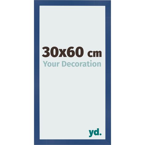 yd. - Cadre photo 30x60 - Bleu Fonce - MDF - Bologna