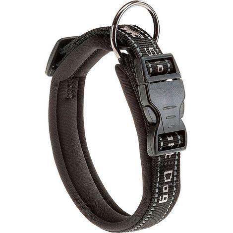 Ferplast SPORT DOG C  Collare per cani con imbottitura soft. Varie misure e colori fluo.. Variante C15/35 - Misure: A: 25-35 cm B: 15 mm - Nero