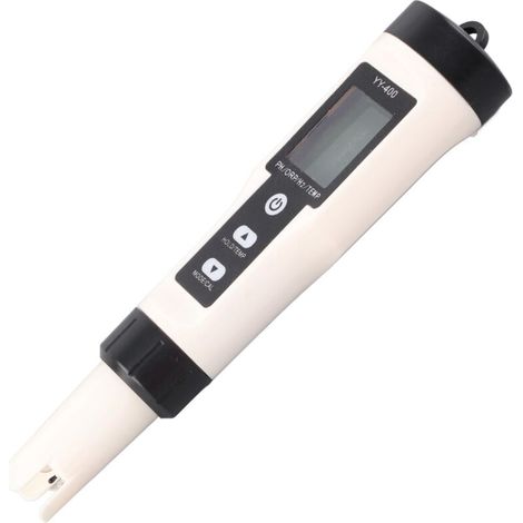 Testeur Numérique d’Eau 4-en-1 Étanche IP67 avec Mesure pH, H2, ORP et Température, Écran Rétroéclairé (1/4)