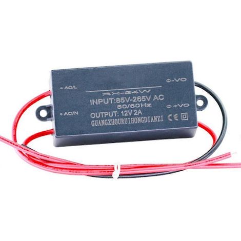 Spannungsabwärtsadapter 85–265 V auf 12 V/2 A – Lösung zur Umwandlung für Kameralüfter