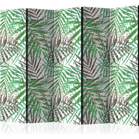 Paravent 5 Volets "Wild Leaves" 172x225cm (1/2)