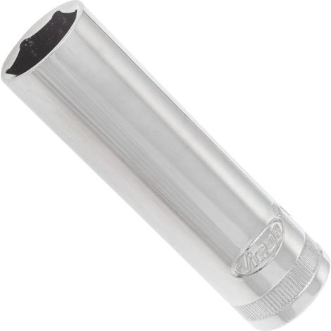 VIGOR Douille longue V2587N carré creux 12,5 mm (1/2 pouce) profil hexagonal extérieur 16
