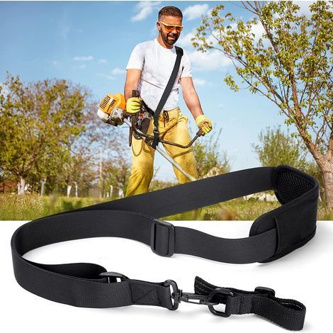 Tracolla per tosaerba, zaino, tracolla laterale, telaio posteriore allargato e ispessito, decespugliatore, accessori da giardino (1/4)