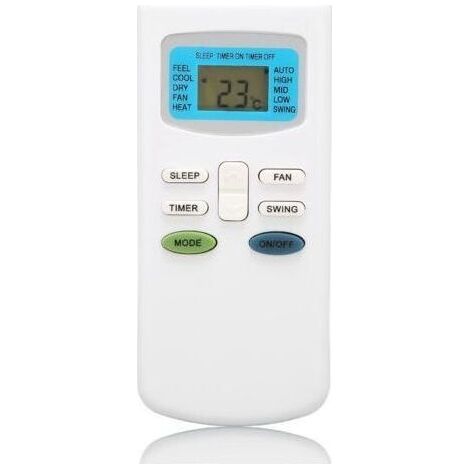 Télécommande Universelle de Climatiseur Compatible pour TCL, pour Dronic, pour Klimaire, pour Pioneer, pour Ciac, pour Airton, pour Dronic, pour Fujico, pour Universal Asia, pour Airmaster, po (1/5)