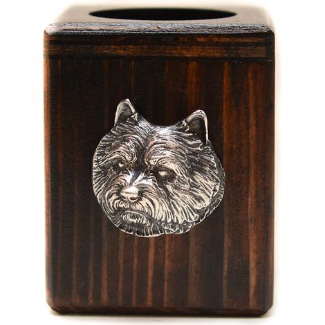 Norwich Terrier – un chandelier en bois orné d'un chien, un souvenir unique après la perte d'un compagnon à quatre pattes, réalisé artisanalement par Art-Dog (1/5)