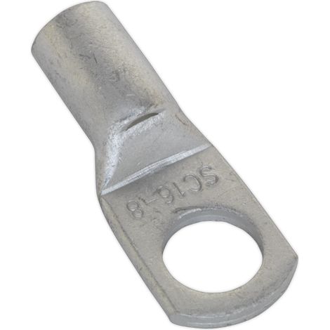 Sealey LT168 Copper Lug Terminal 16mm x 8mm - Pack of 10