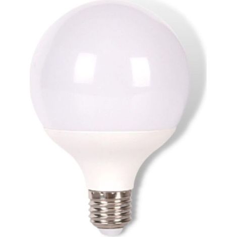 E27 Spherical LED Bulb, G95 Bulb, 15W Warm Light 3000K, Suitable for Living Room, Office, Bedroom, Home, Garage, Workshop, Construction Site, Stairs. (1/5)