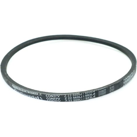Courroie trapézoidale lisse Contitech Conti V Z22 10 x 560 Li / 583 Ld