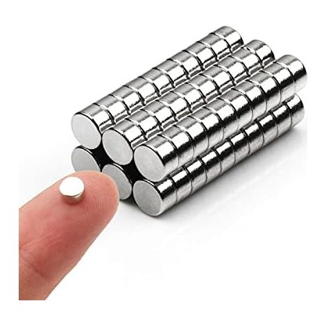 Confezione da 60 mini magneti rotondi per frigorifero, ufficio, lavagna, lavori creativi – robusti (1/5)
