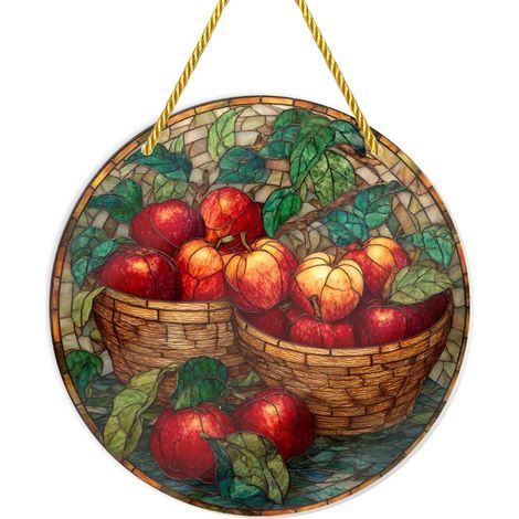 Paniers de récolte pommes 6 x pouces, attrape soleil, acrylique incassable (1/5)