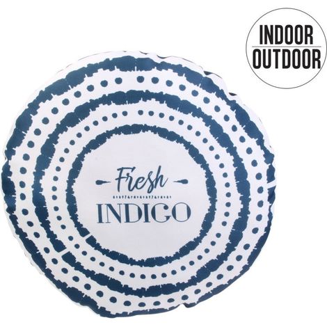 COUSSIN DEPERLANT ROND BLEU 40CM M8 (1/4)