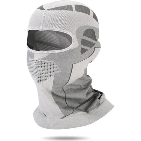 Cagoule de ski unisexe avec écharpe et masque intégré, idéale pour le vélo, le ski, la moto et la randonnée. Thermique et respirante, elle est dotée d'une ventilation alvéolée et est disponible en tai (1/5)