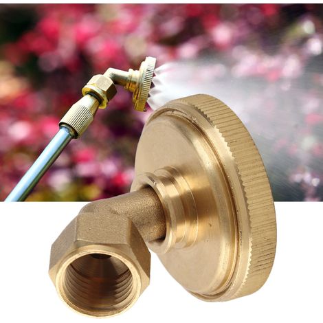 Filetage femelle G1/4", buse à 7 trous pour pommeau de douche d'irrigation de jardin (pièce coudée) (1/5)