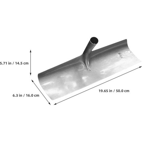 Pá De Esterco Agrícola Grande De Metal Mit 50 Cm De Espessura (1/4)