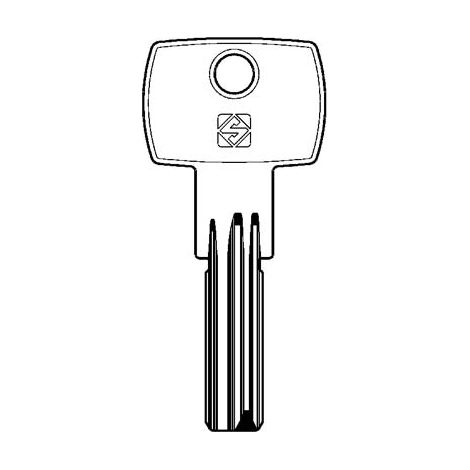 CHIAVE PUNZONATA VIRO EURO PRO VI19 SILCA - OTTONE NICHELATO- 5 pezzi