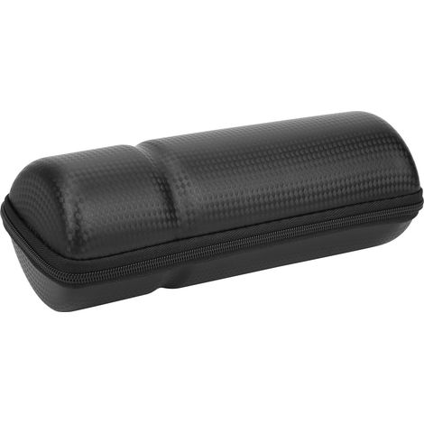 Sacoche de vélo en forme de bouteille, boîte de rangement portable pour outils de réparation de vélo, étui L Carbon Black (1/5)