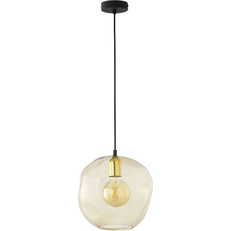 Suspension verre Abat-jour sphérique E27 élégant BOSTA (1/3)
