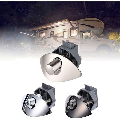 à bouton poussoir en demi lune pour portes de 14 à 16 mm d (1/5)
