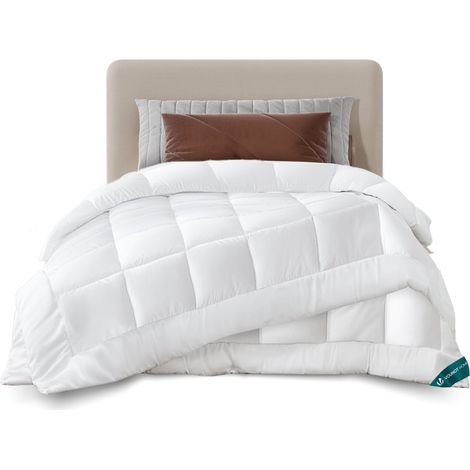 Vounot – Couette 4 saisons 135x200 cm 500 g/m² – Garnissage en microfibres 7D – Lavable en machine – Certifiée Oeko-Tex (1/5)
