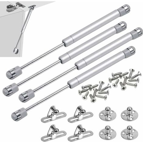 Vérins à 4 PCS de vérins à gaz hydrauliques,les vérins à gaz d'armoire,les portes de meuble pour le levage des portes d'armoires sont des charnières d'amortisseur longueur de 268 mm-Fei Yu (1/4)