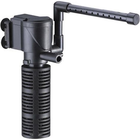 Pompe Submersible Aquarium avec Filtre, 3W 300L/H, Pompe à Eau Filtre, Réservoir pour Organismes Aquatiques, Bassin, Hydroponique (RS-602) (1/5)