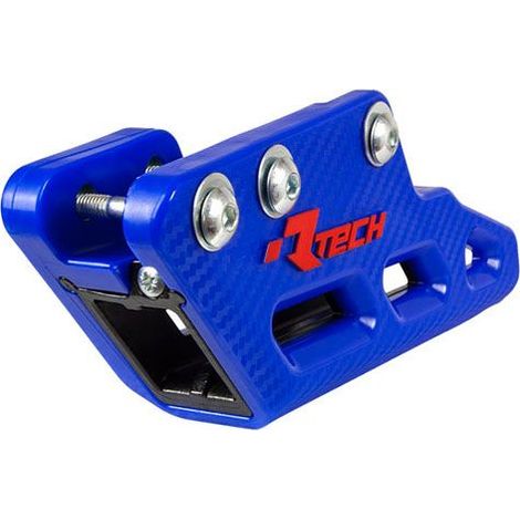Guidacatena RACETECH (RTECH) 2025/12 per Yamaha YZ / YZF 125 / 250 / 450 '07-'23, WRF 125 / 250 / 450 '07-'23, YZ 125 / 250 / 450 X / FX '07-'23, colore blu.
