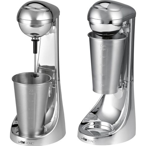 3-in-1 CLATRONIC Barmixer Aufschäumer und Mixer für Milchcocktails und Getränke