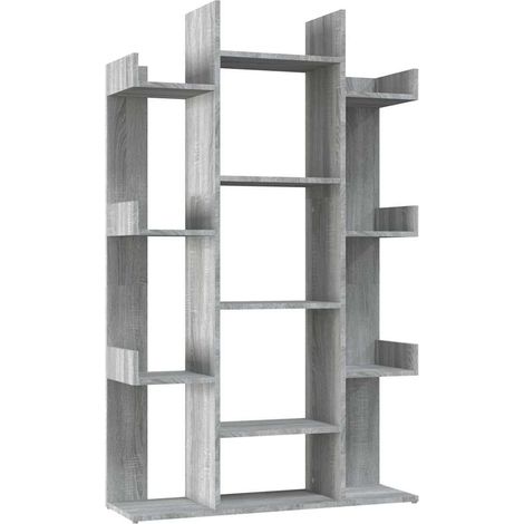 Maison Exclusive - Estantería madera contrachapada gris Sonoma 86 (1/5)