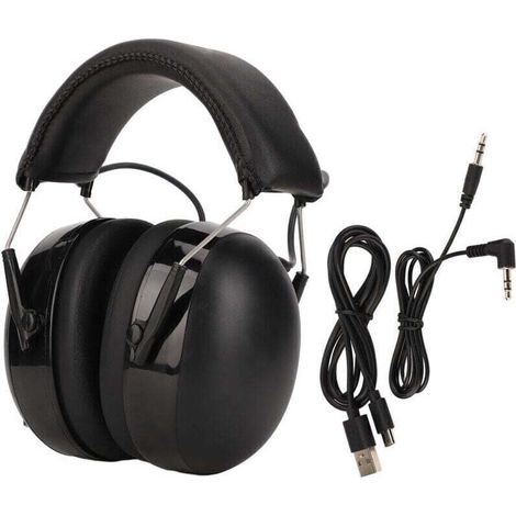 Bluetooth 5.0 Hearing Protection Headphones, Noise Cancelling, Multifunctional Electronic Headset, Ear Protectors for Mowing (1/5)