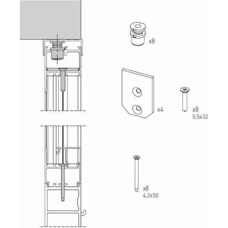 KS48 Kit Sopraluce DITEC ENTREMATIC KS48