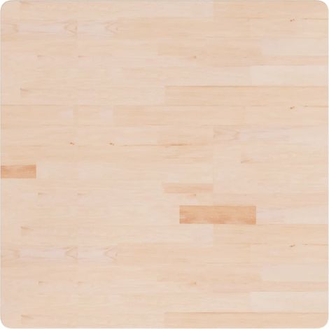 Dessus de table  Dessus de bureau  Plateau de table carré 90x90x1,5 cm Bois chêne massif non traité
