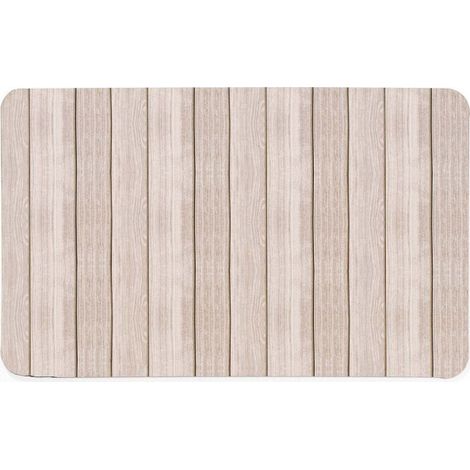 Tapis de Bain Imprimé "Calista" 50x80cm Naturel