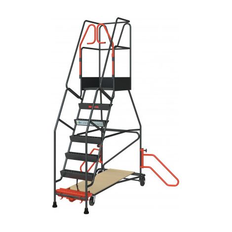 Regal-Stehleiter 7 Stufen mit automatischer Arretierung 150 kg - FIMM - 830008812