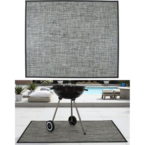 Tapis de Protection Dessous de Barbecue Extérieur 100 x 120 cm - Tapis Anti-Taches Sol Terrasse - Livraison gratuite (1/5)