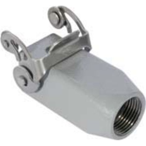 capot prolongateur alu - 1 levier inox - m20 - gabarit 21.21 - ilme mkaxvg20
