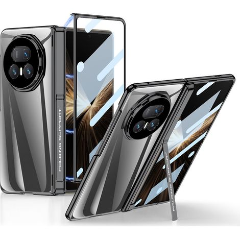 Étui GKK pour Honor Magic V5 5G, avec support et verre intégré, noir (1/3)